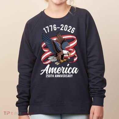 America 250th Anniversary 1776-2026 Eagle USA Women's Sweatshirt
