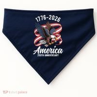 America 250th Anniversary 1776-2026 Eagle USA USA-Made Doggie Bandana thumb 0