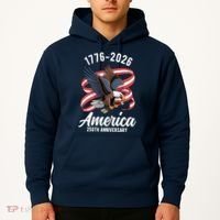 America 250th Anniversary 1776-2026 Eagle USA Hoodie thumb 2