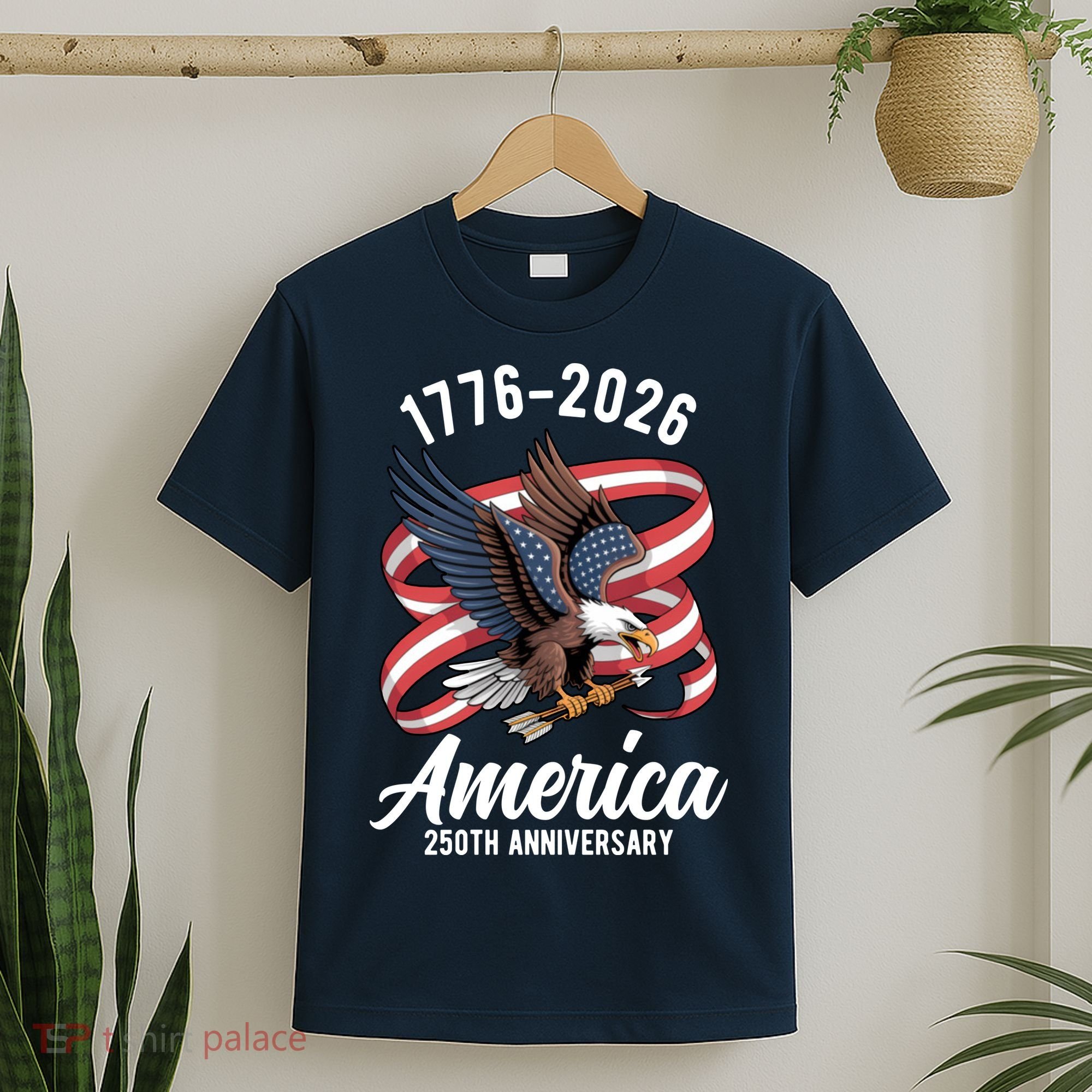 America 250th Anniversary 1776-2026 Eagle USA T-Shirt