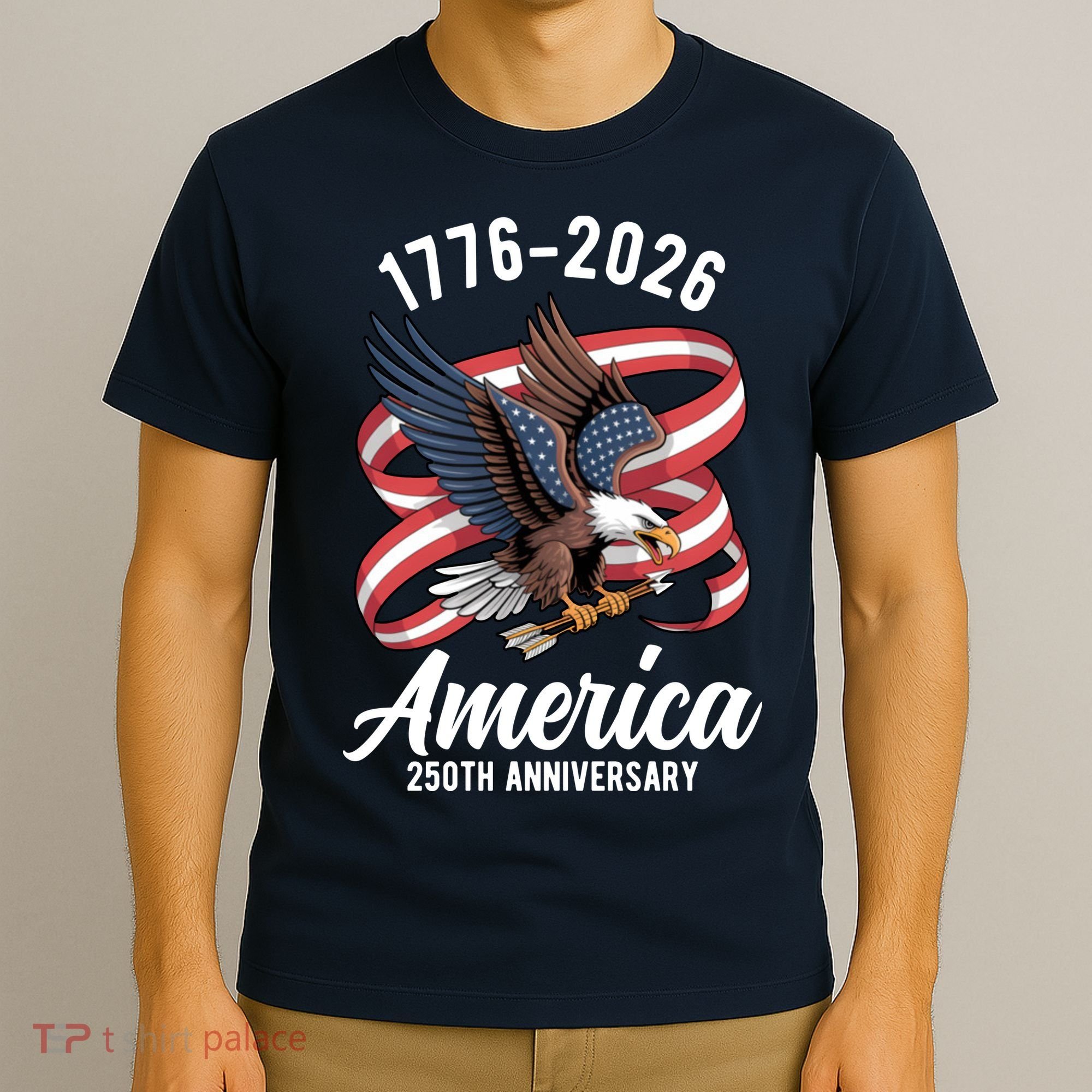 America 250th Anniversary 1776-2026 Eagle USA T-Shirt