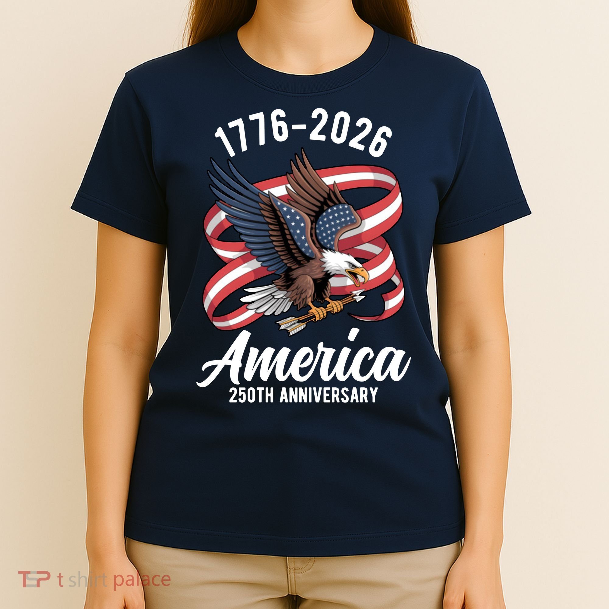 America 250th Anniversary 1776-2026 Eagle USA T-Shirt