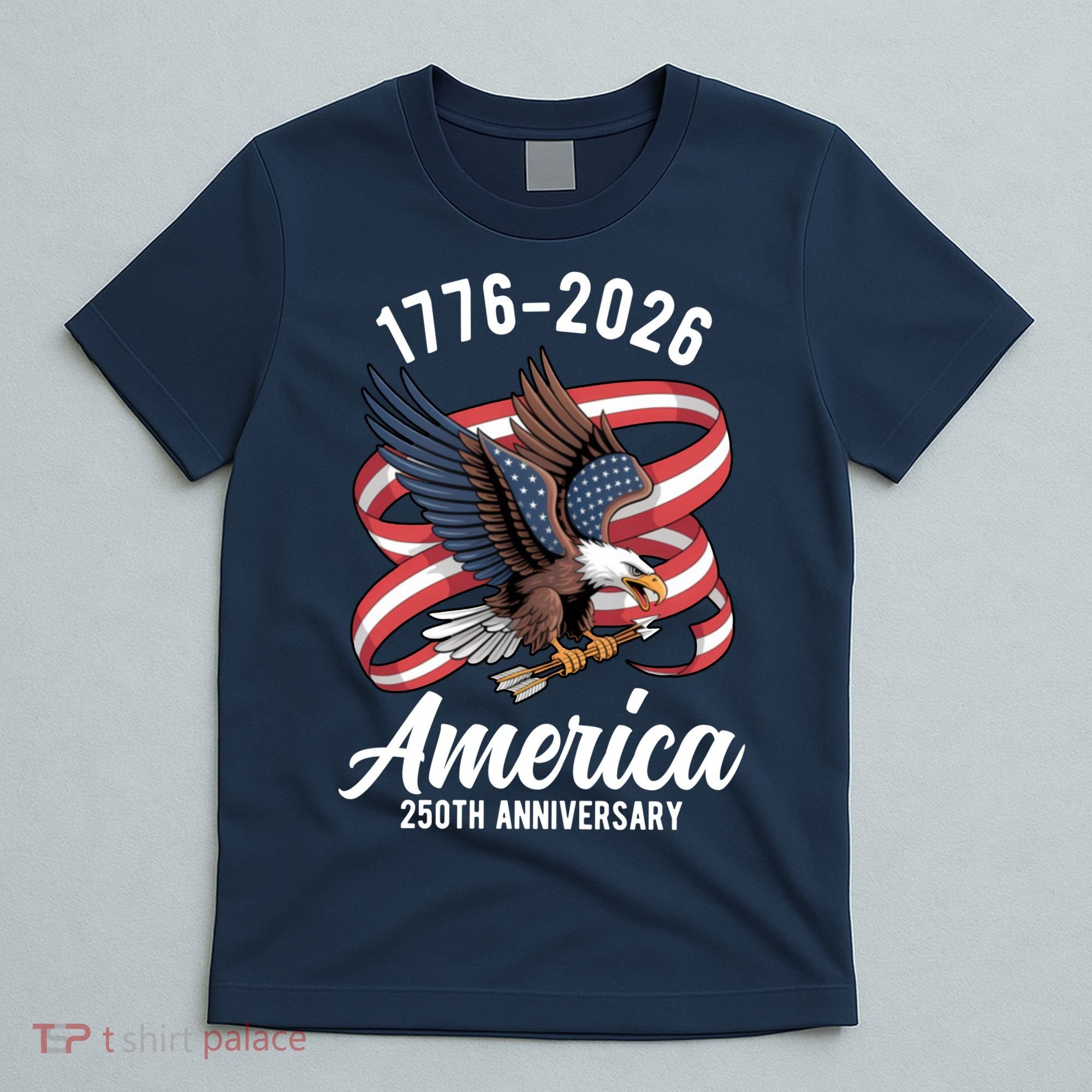 America 250th Anniversary 1776-2026 Eagle USA T-Shirt