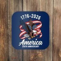 America 250th Anniversary 1776-2026 Eagle USA Coaster thumb 0