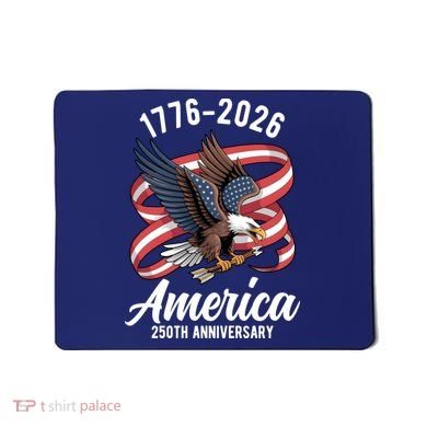 America 250th Anniversary 1776-2026 Eagle USA Mousepad