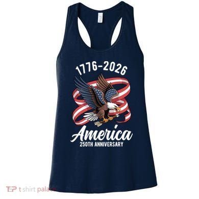 America 250th Anniversary 1776-2026 Eagle USA Women's Tank Top