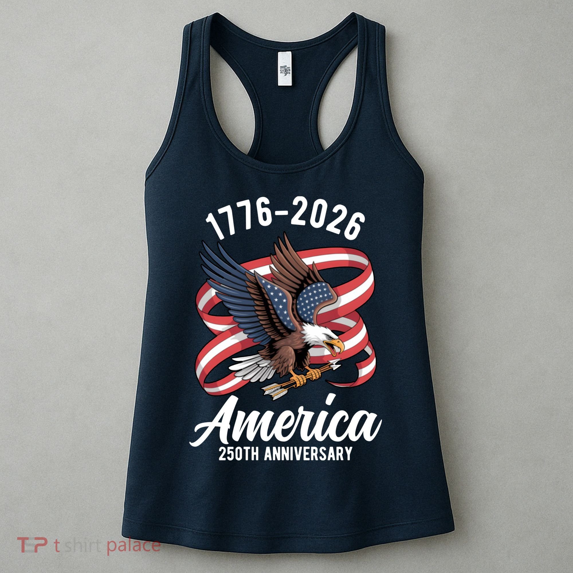 America 250th Anniversary 1776-2026 Eagle USA Women's Tank Top