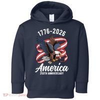 America 250th Anniversary 1776-2026 Eagle USA Toddler Hoodie thumb 0