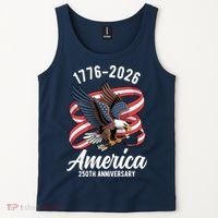 America 250th Anniversary 1776-2026 Eagle USA Tank Top thumb 2