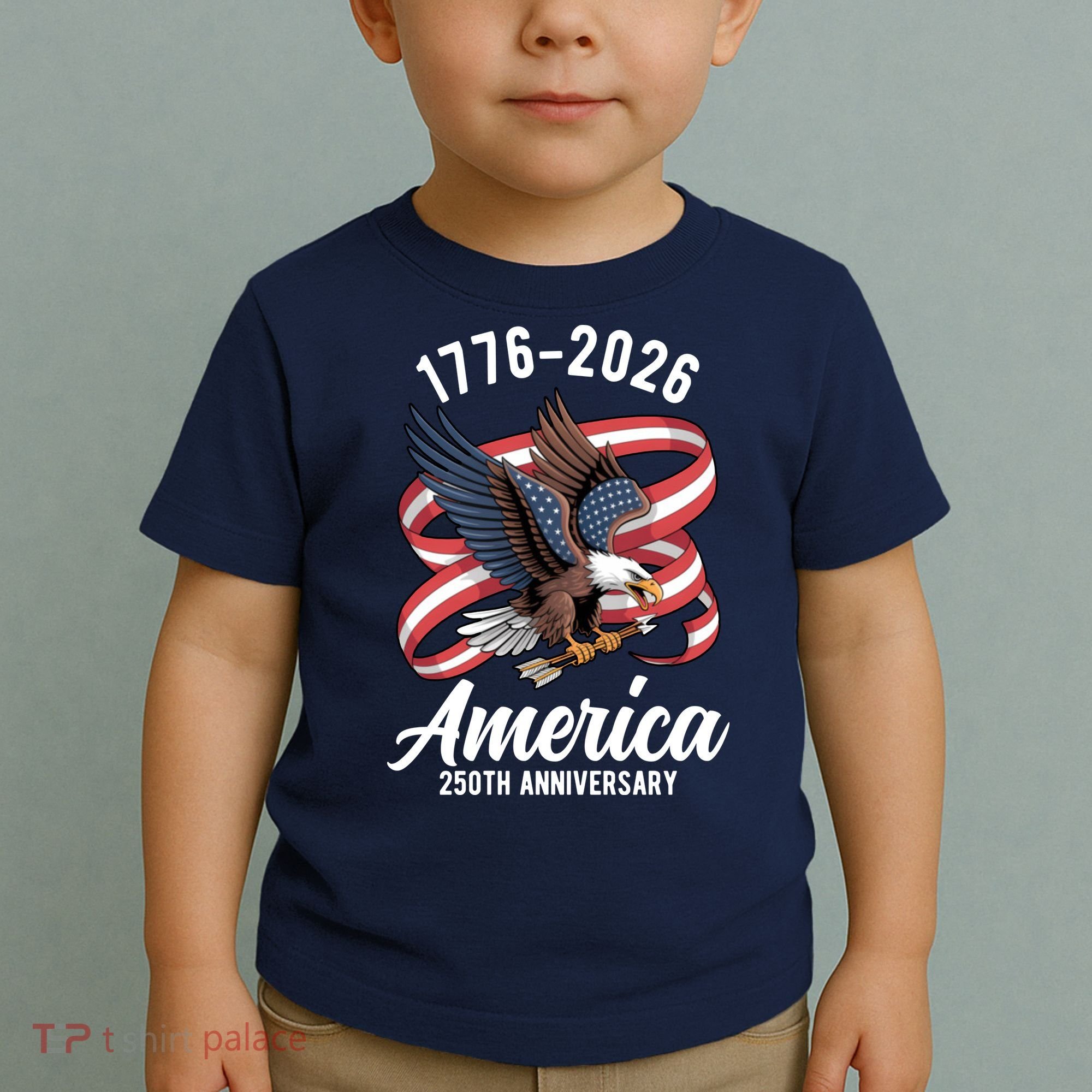 America 250th Anniversary 1776-2026 Eagle USA Toddler T-Shirt
