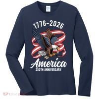 America 250th Anniversary 1776-2026 Eagle USA Women's Long Sleeve Shirt thumb 0