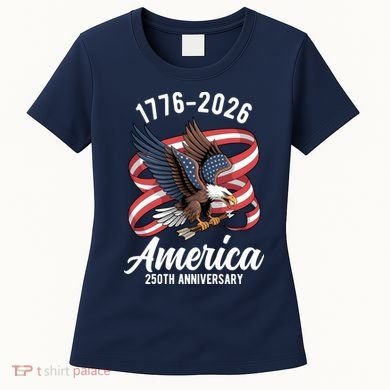 America 250th Anniversary 1776-2026 Eagle USA Women's T-Shirt