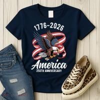 America 250th Anniversary 1776-2026 Eagle USA Women's T-Shirt thumb 3