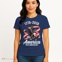 America 250th Anniversary 1776-2026 Eagle USA Women's T-Shirt thumb 4
