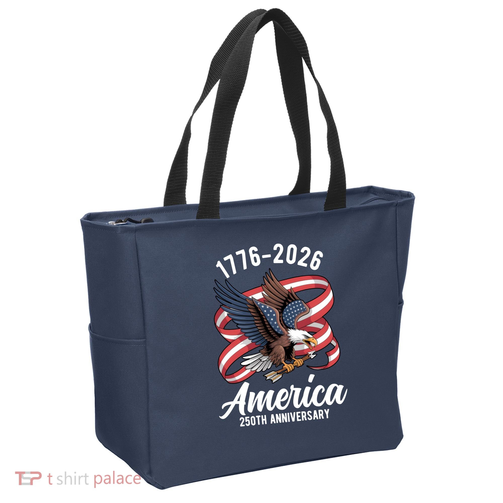 America 250th Anniversary 1776-2026 Eagle USA Tote Bag