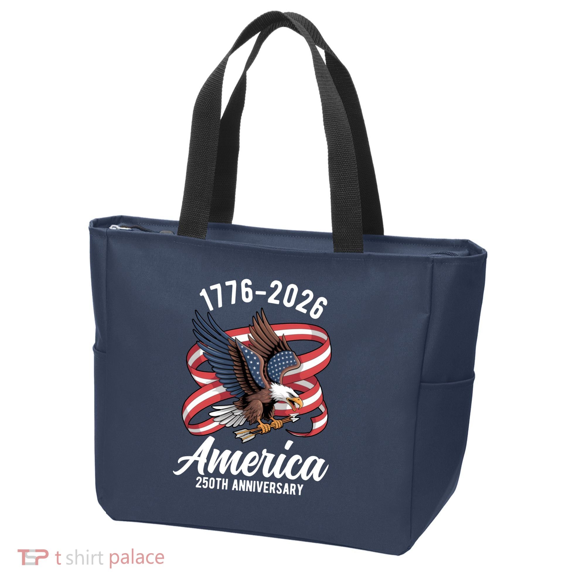 America 250th Anniversary 1776-2026 Eagle USA Tote Bag