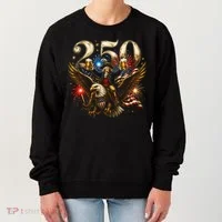 America 250 Ben Franklin Riding Eagle Celebration Women's Sweatshirt thumb 0