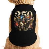 America 250 Ben Franklin Riding Eagle Celebration Doggie Tank thumb 0