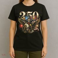 America 250 Ben Franklin Riding Eagle Celebration T-Shirt thumb 4