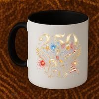 America 250 Ben Franklin Riding Eagle Celebration Coffee Mug thumb 2