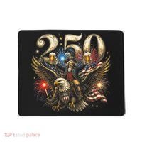 America 250 Ben Franklin Riding Eagle Celebration Mousepad thumb 0