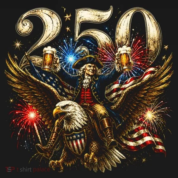 America 250 Ben Franklin Riding Eagle Celebration Toddler Hoodie