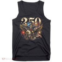 America 250 Ben Franklin Riding Eagle Celebration Tank Top thumb 0