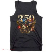 America 250 Ben Franklin Riding Eagle Celebration Tank Top thumb 0
