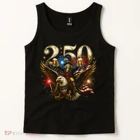 America 250 Ben Franklin Riding Eagle Celebration Tank Top thumb 2