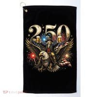 America 250 Ben Franklin Riding Eagle Celebration Golf Towel thumb 0