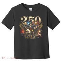 America 250 Ben Franklin Riding Eagle Celebration Toddler T-Shirt thumb 0
