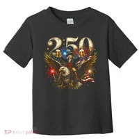 America 250 Ben Franklin Riding Eagle Celebration Toddler T-Shirt thumb 0