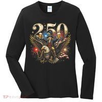 America 250 Ben Franklin Riding Eagle Celebration Women's Long Sleeve Shirt thumb 0