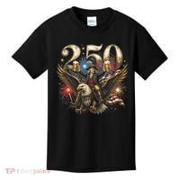 America 250 Ben Franklin Riding Eagle Celebration Kids T-Shirt thumb 0