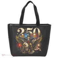America 250 Ben Franklin Riding Eagle Celebration Tote Bag thumb 0