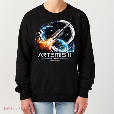 Artemis 2 Back To The Moon 2026 Women's Sweatshirt