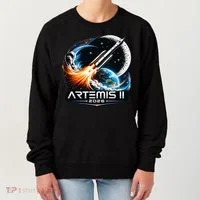 Artemis 2 Back To The Moon 2026 Women's Sweatshirt thumb 0