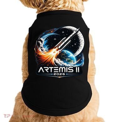 Artemis 2 Back To The Moon 2026 Doggie Tank
