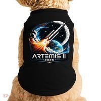 Artemis 2 Back To The Moon 2026 Doggie Tank thumb 0