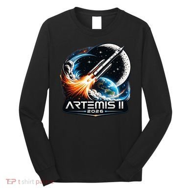 Artemis 2 Back To The Moon 2026 Long Sleeve Shirt