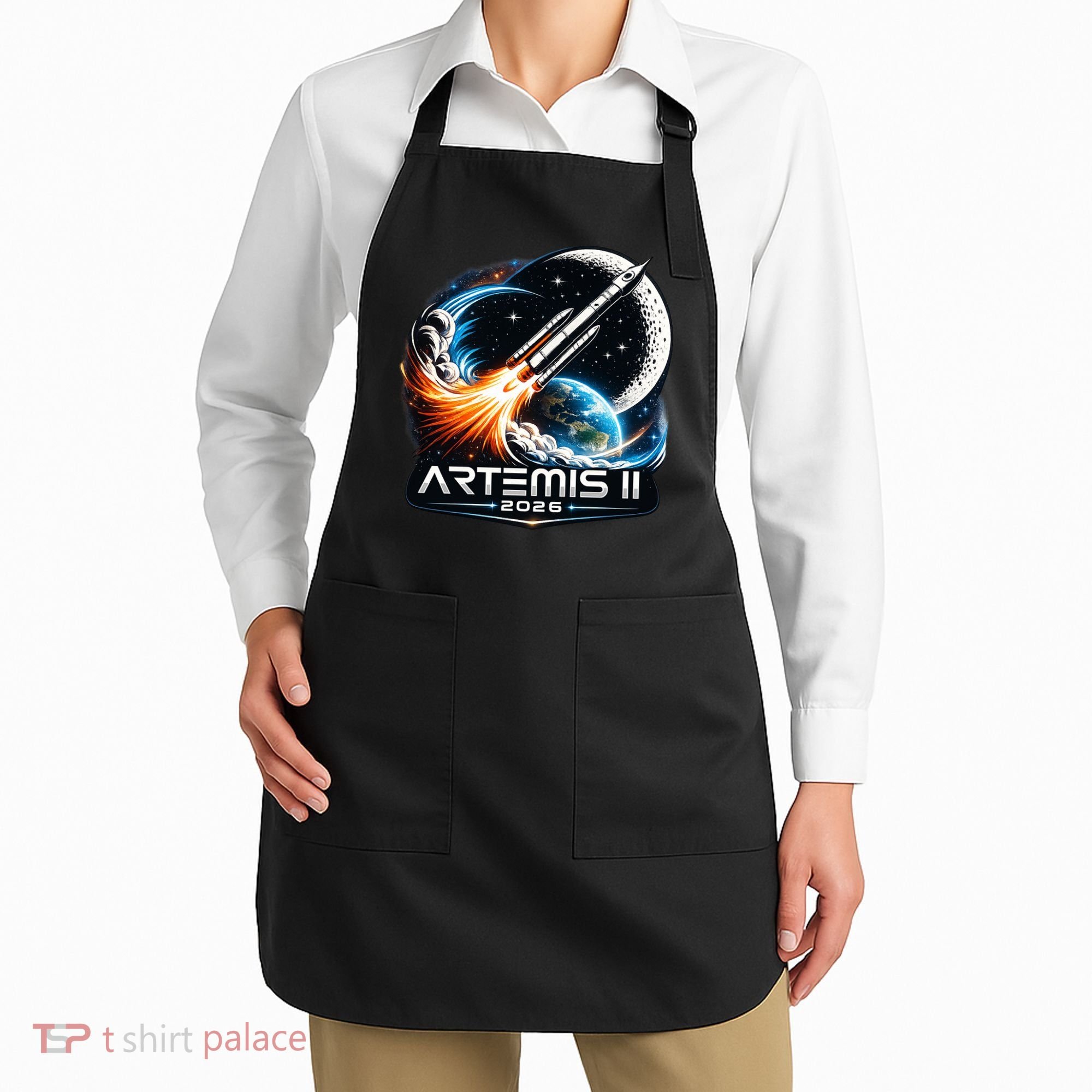 Artemis 2 Back To The Moon 2026 Apron