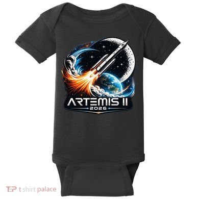 Artemis 2 Back To The Moon 2026 Baby Bodysuit