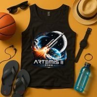 Artemis 2 Back To The Moon 2026 Tank Top thumb 4
