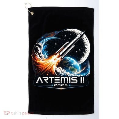 Artemis 2 Back To The Moon 2026 Golf Towel