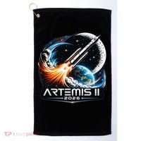 Artemis 2 Back To The Moon 2026 Golf Towel thumb 0