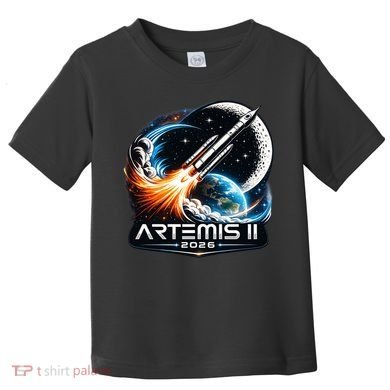 Artemis 2 Back To The Moon 2026 Toddler T-Shirt