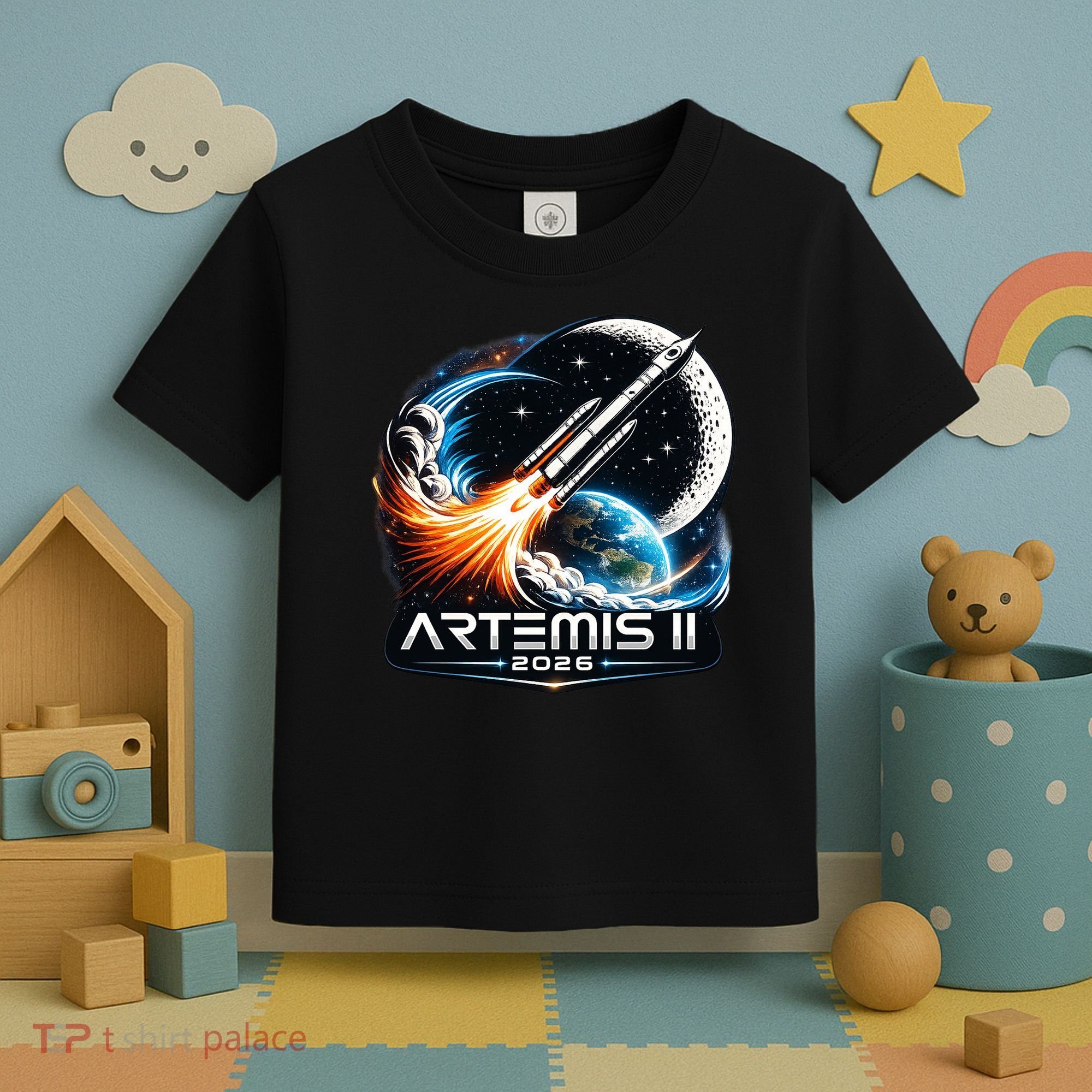 Artemis 2 Back To The Moon 2026 Toddler T-Shirt