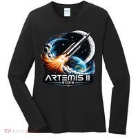 Artemis 2 Back To The Moon 2026 Women's Long Sleeve Shirt thumb 0
