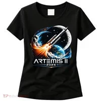 Artemis 2 Back To The Moon 2026 Women's T-Shirt thumb 0