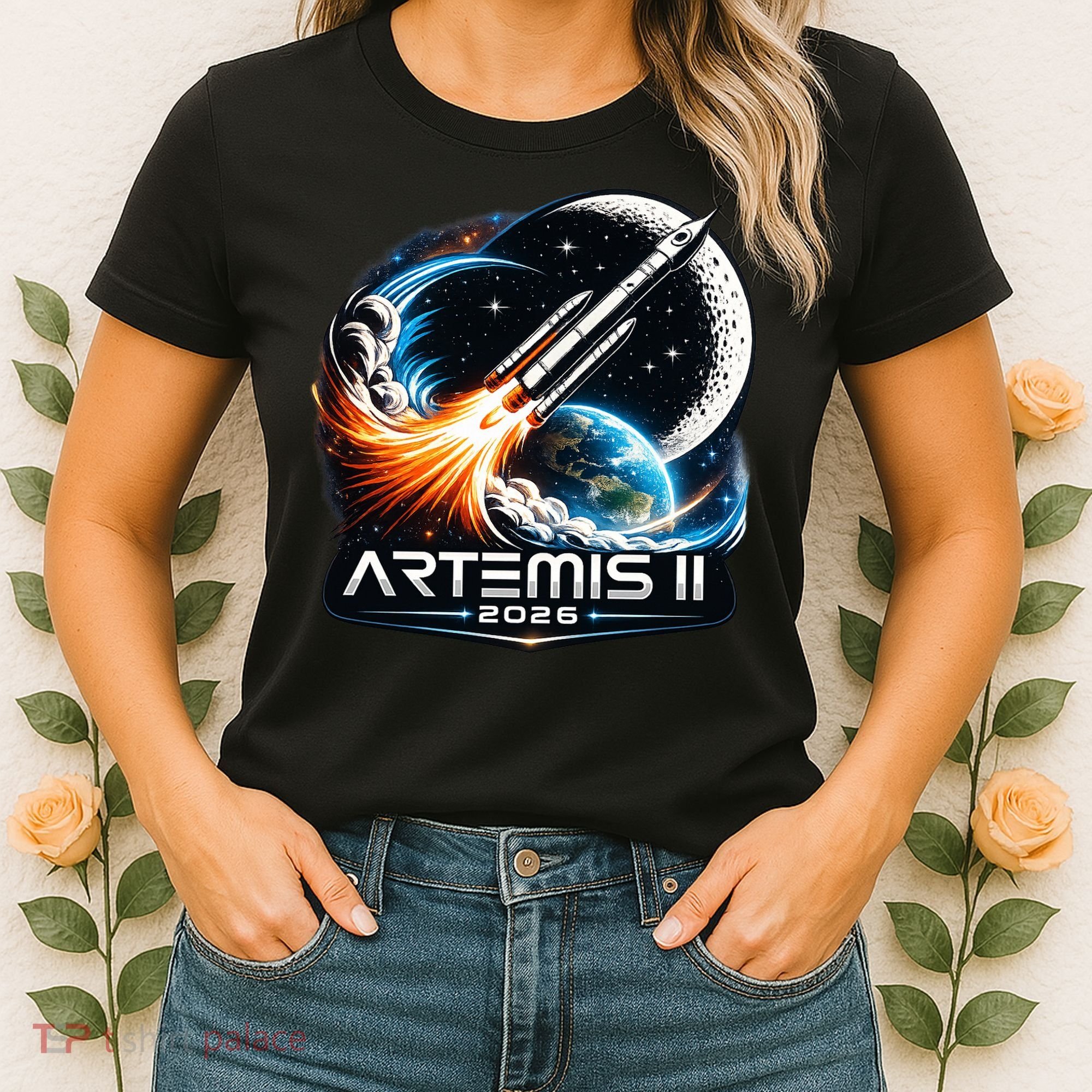 Artemis 2 Back To The Moon 2026 Women's T-Shirt